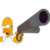 Simpsons characters WhatsApp Sticker #9