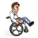 Skeptical Doc WhatsApp Sticker #11