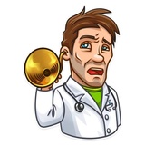Skeptical Doc WhatsApp Sticker #29