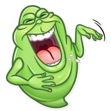 Slimer WhatsApp Sticker pack