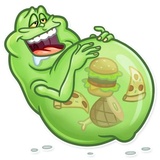 Slimer WhatsApp Sticker #12