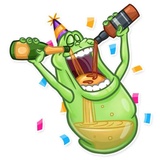 Slimer WhatsApp Sticker #13