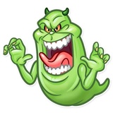 Slimer WhatsApp Sticker #15