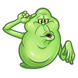 Slimer WhatsApp Sticker #22