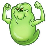 Slimer WhatsApp Sticker #24