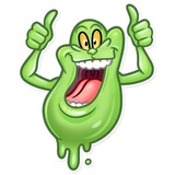 Slimer WhatsApp Sticker #3