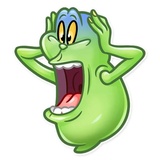 Slimer WhatsApp Sticker #4