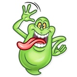 Slimer WhatsApp Sticker #5