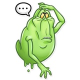Slimer WhatsApp Sticker #7