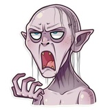 Gollum WhatsApp Sticker #10