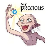 Gollum WhatsApp Sticker #13