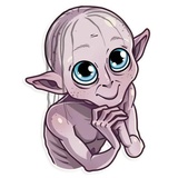 Gollum WhatsApp Sticker #14