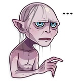Gollum WhatsApp Sticker #18