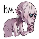 Gollum WhatsApp Sticker #20