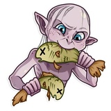 Gollum WhatsApp Sticker #22