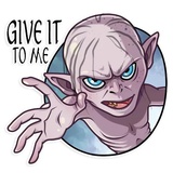 Gollum WhatsApp Sticker #24