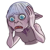 Gollum WhatsApp Sticker #4
