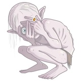 Gollum WhatsApp Sticker #6