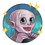 Gollum WhatsApp Sticker #7