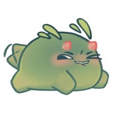 Smol Mimic WhatsApp Sticker #10