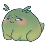 Smol Mimic WhatsApp Sticker #21