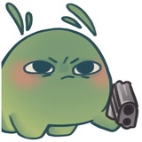 Smol Mimic WhatsApp Sticker #24