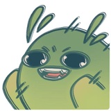 Smol Mimic WhatsApp Sticker #28