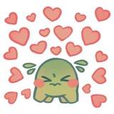 Smol Mimic WhatsApp Sticker #4