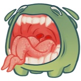 Smol Mimic WhatsApp Sticker #5