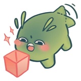 Smol Mimic WhatsApp Sticker #7