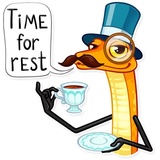 Sneaky Snake WhatsApp Sticker #19