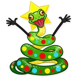 Sneaky Snake WhatsApp Sticker #23