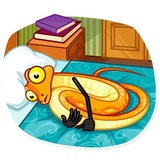 Sneaky Snake WhatsApp Sticker #27