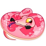 Sneaky Snake WhatsApp Sticker #6