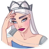 The Snow Queen WhatsApp Sticker #25