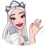 The Snow Queen WhatsApp Sticker #5