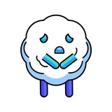 Snowball WhatsApp Sticker #10
