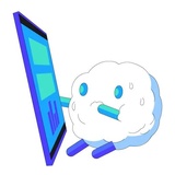 Snowball WhatsApp Sticker #20