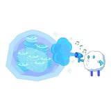 Snowball WhatsApp Sticker #23