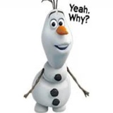 Olaf Emoji WhatsApp Sticker #12