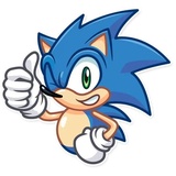 Sonic WhatsApp Sticker #3