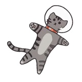 Space Kitties WhatsApp Sticker #4