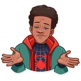 Into the spider-Verse WhatsApp Sticker #14