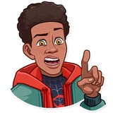 Into the spider-Verse WhatsApp Sticker #27