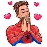 Into the spider-Verse WhatsApp Sticker #6