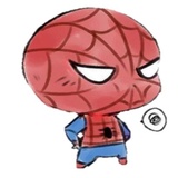 Baby Spiderman WhatsApp Sticker #24