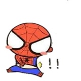 Baby Spiderman WhatsApp Sticker #3