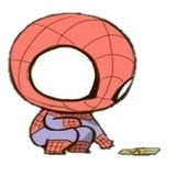 Baby Spiderman WhatsApp Sticker #4