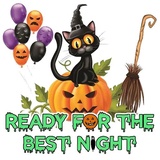 Spooky Cat WhatsApp Sticker #8