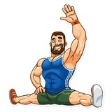 Sport Guy WhatsApp Sticker #5